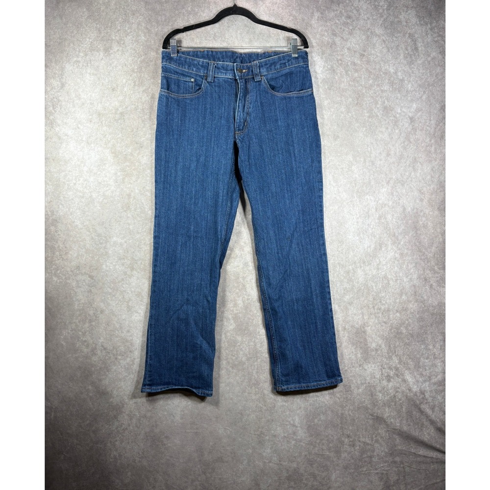 40 Grit Duluth Trading Co Jeans Mens Size 32x30 Blue Standard Fit Denim Workwear